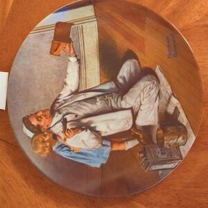 Collectible Norman Rockwell plate. 1983